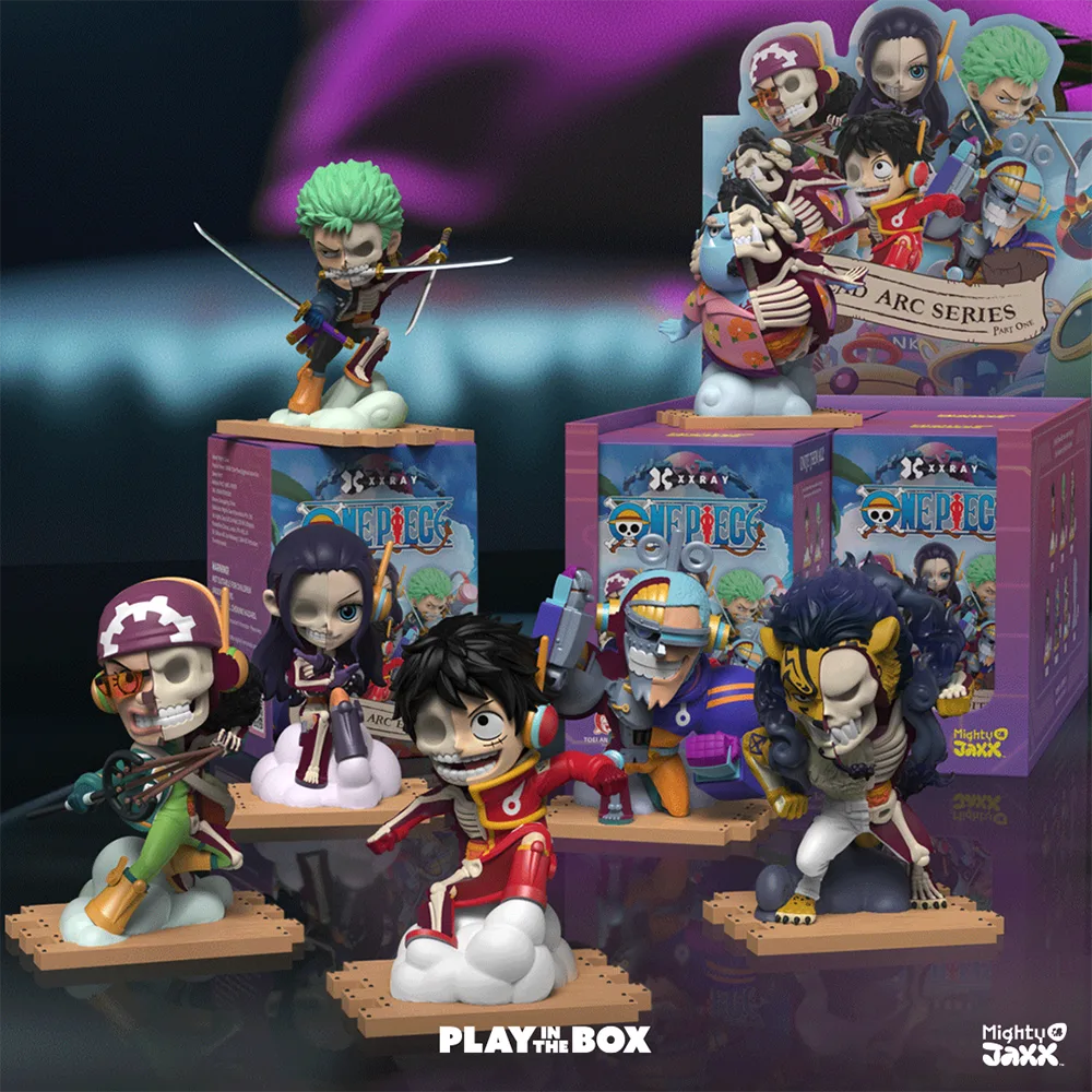 【Play in the Box】Mighty Jaxx ONE PIECE エッグヘッド編 シリーズ Part 1 トレーディングフィギュア X-Rayフィギュア